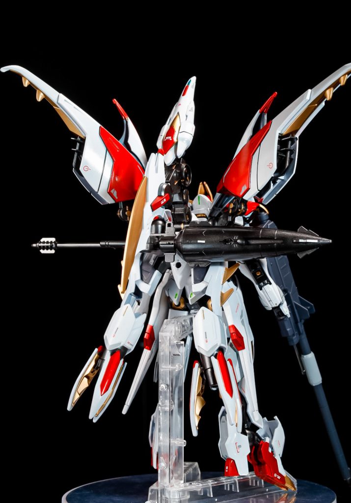 バックショット。まあこのキット出来は素晴らしいです!大満足です!眺めていても飽きません!