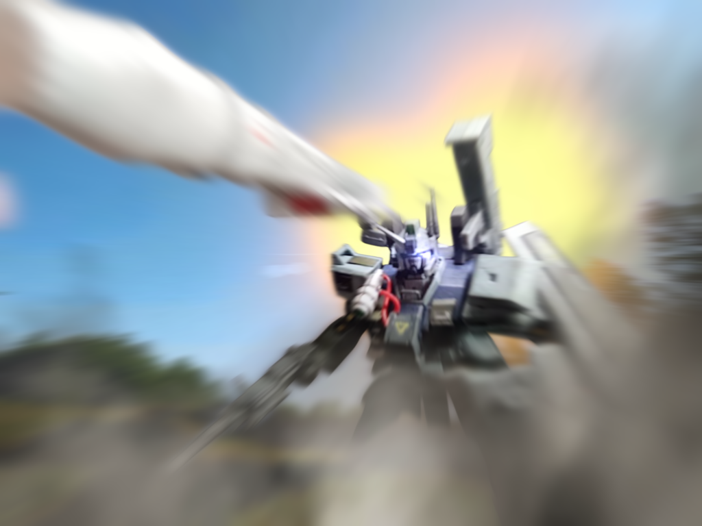 「オッケーです、撃ちます!」 引き金を引く。と、同時に、機体全体に震えが来る。ドン!と、凄まじい音を聞いて、