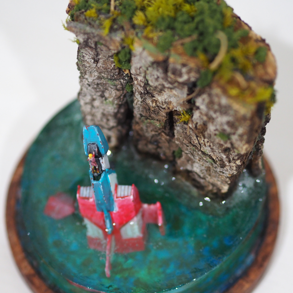 上から見た光景。水底が意外といい感じです。