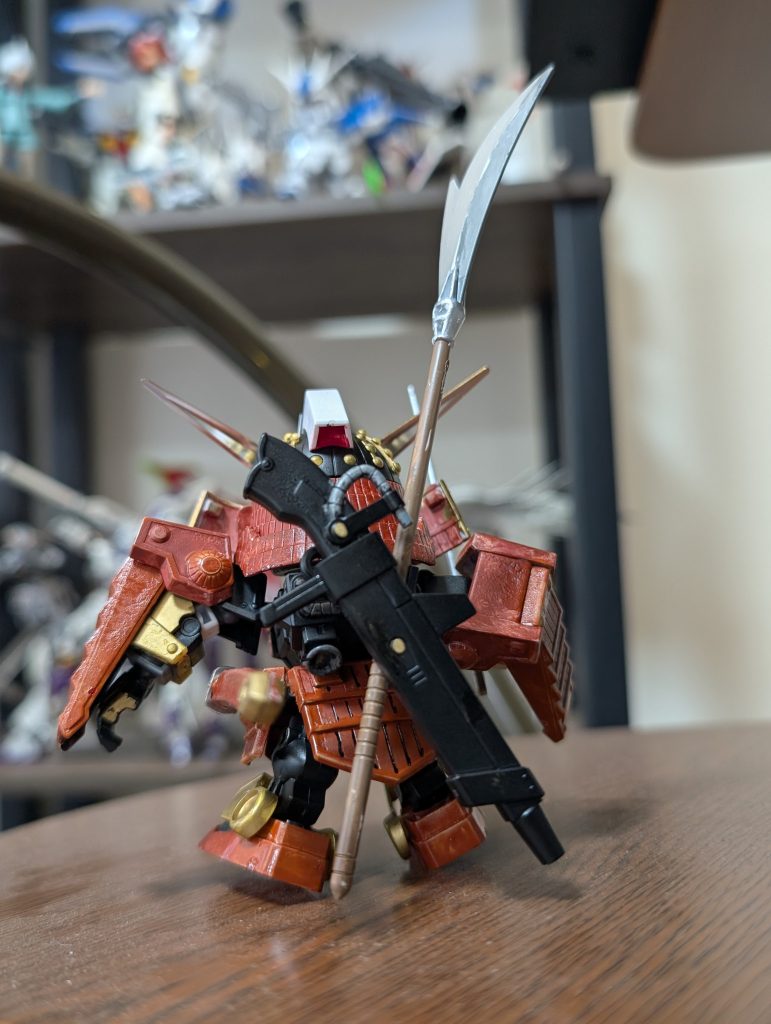 種子島や足の爪先などほんの少しゴールドを増量しています。