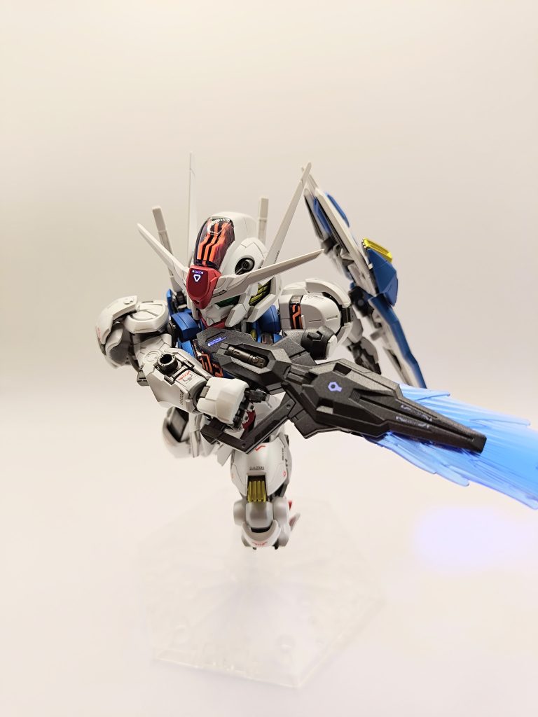 青色のエフェクトはHGから拝借しました。 