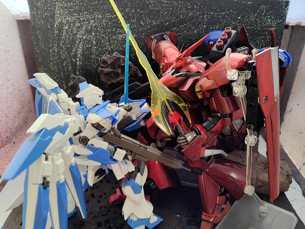 もう少し躍動感ある感じにしたかったのですが案と技術面不足