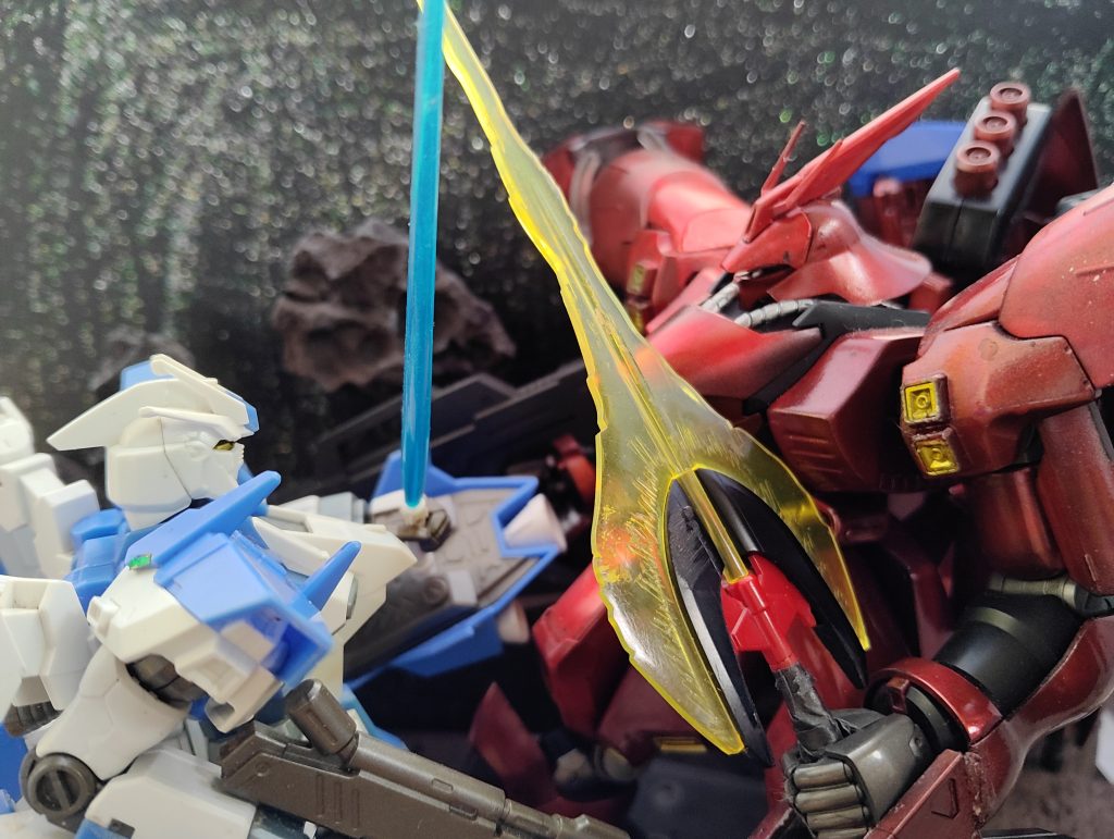 簡易自作ジオラマとオリジナルガンプラを添えて–5枚目/制作者：空咲鳥葵