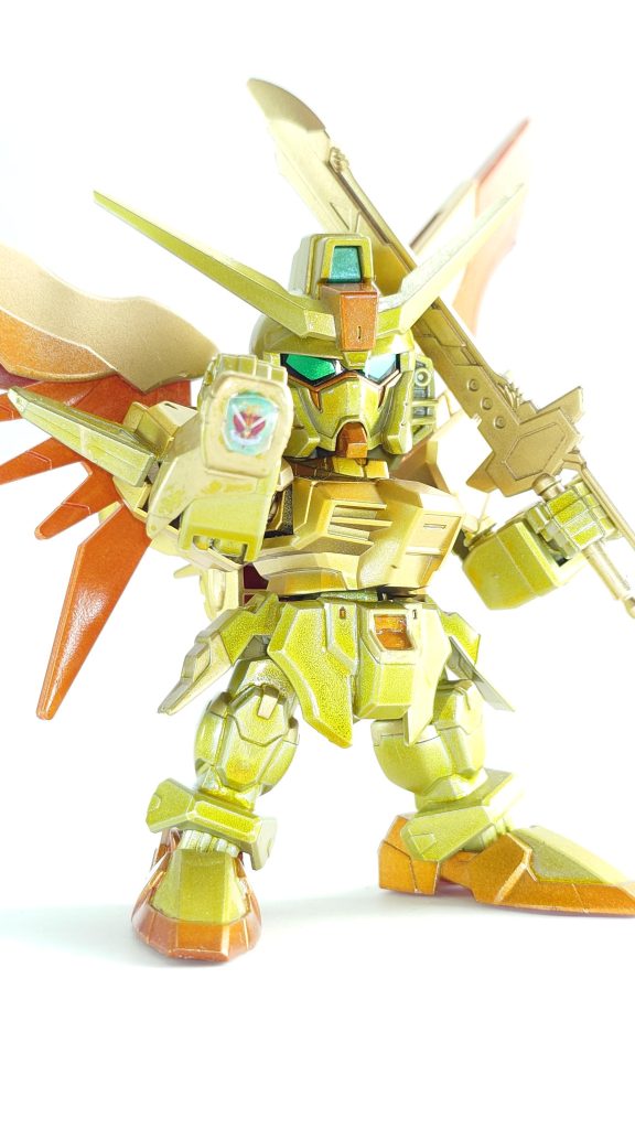 作ってから思ったのですが、シャイニングフィンガーソードみたいなものを持たせてもよかったのかもしれないですね
