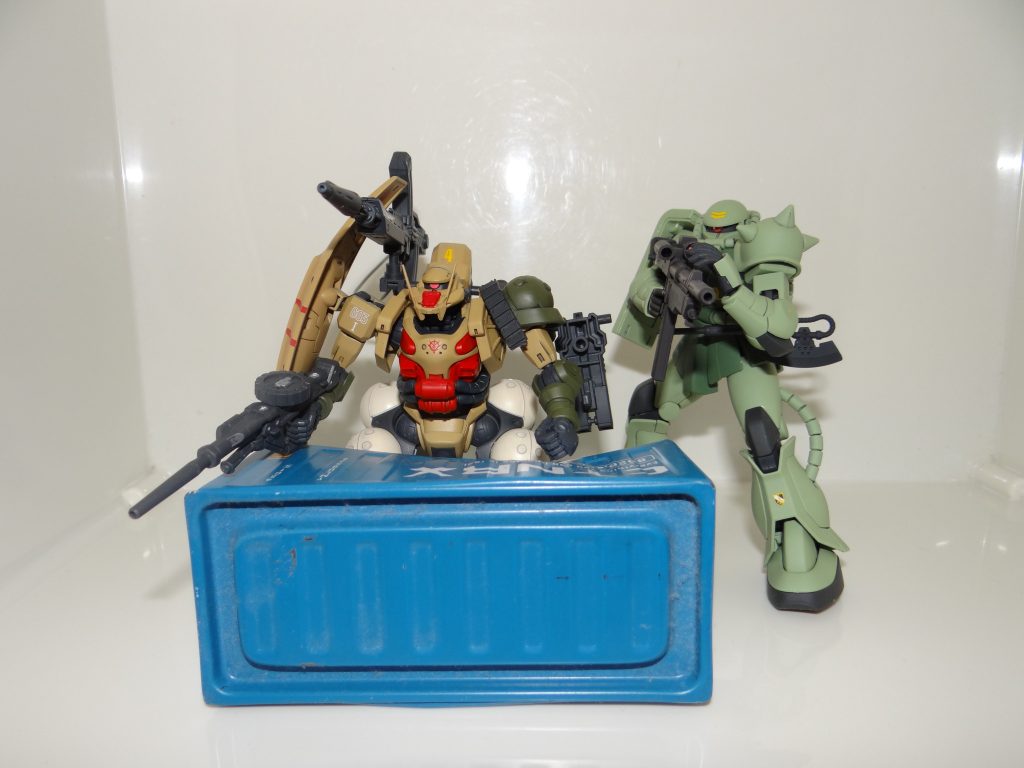 ジークアクスガンプラをコイツ以外買ってないので心なしか寂しそう