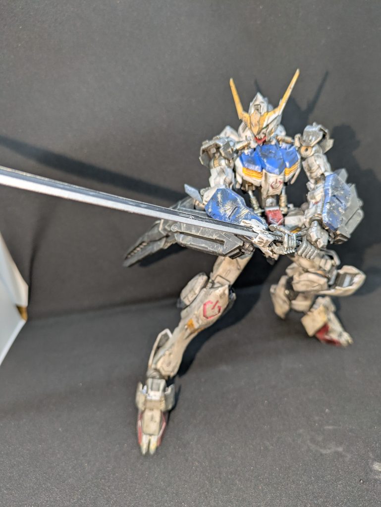 その代わり、グレイズアインにトドメを差した時のアーマーパージを再現してみました。