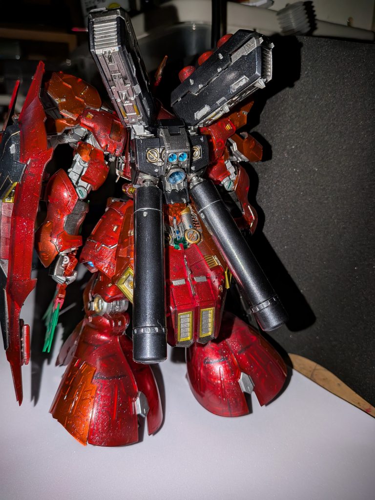 メカニカルコア風塗装RGサザビー–3枚目/制作者：くま123