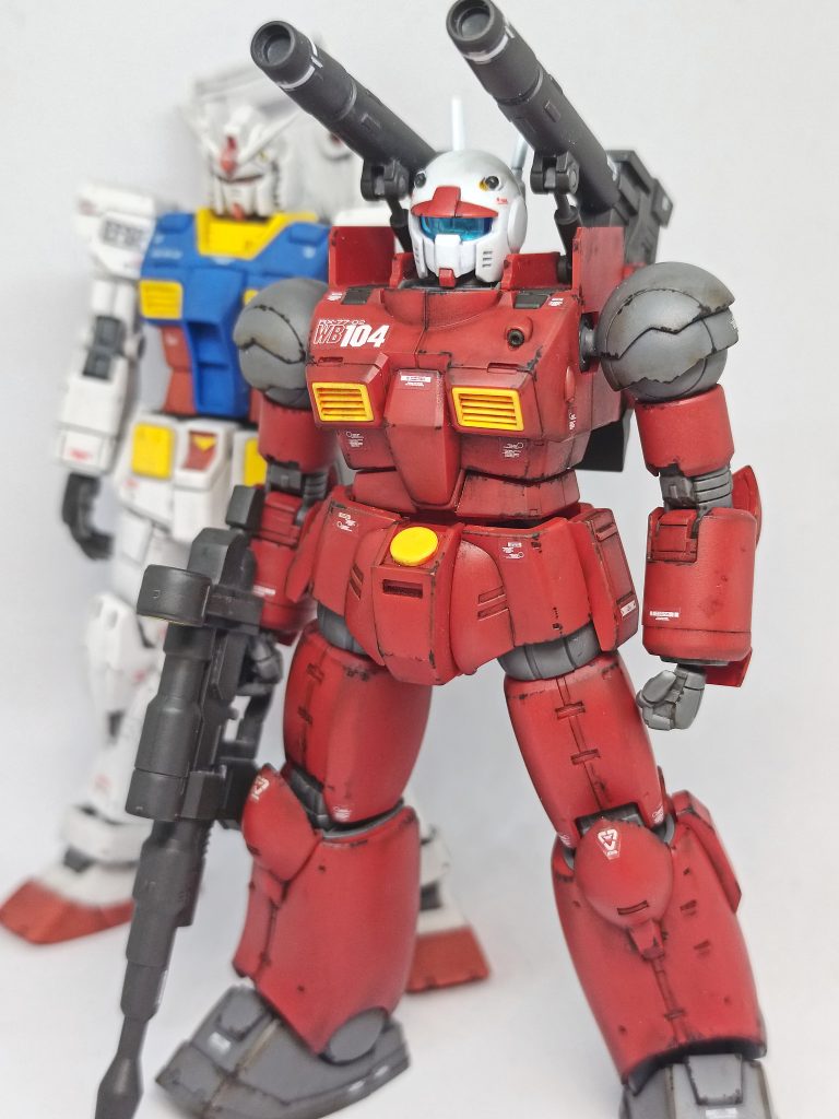 オリジン版ガンダムとの2ショット最後までご覧いただきましてありがとうございました!