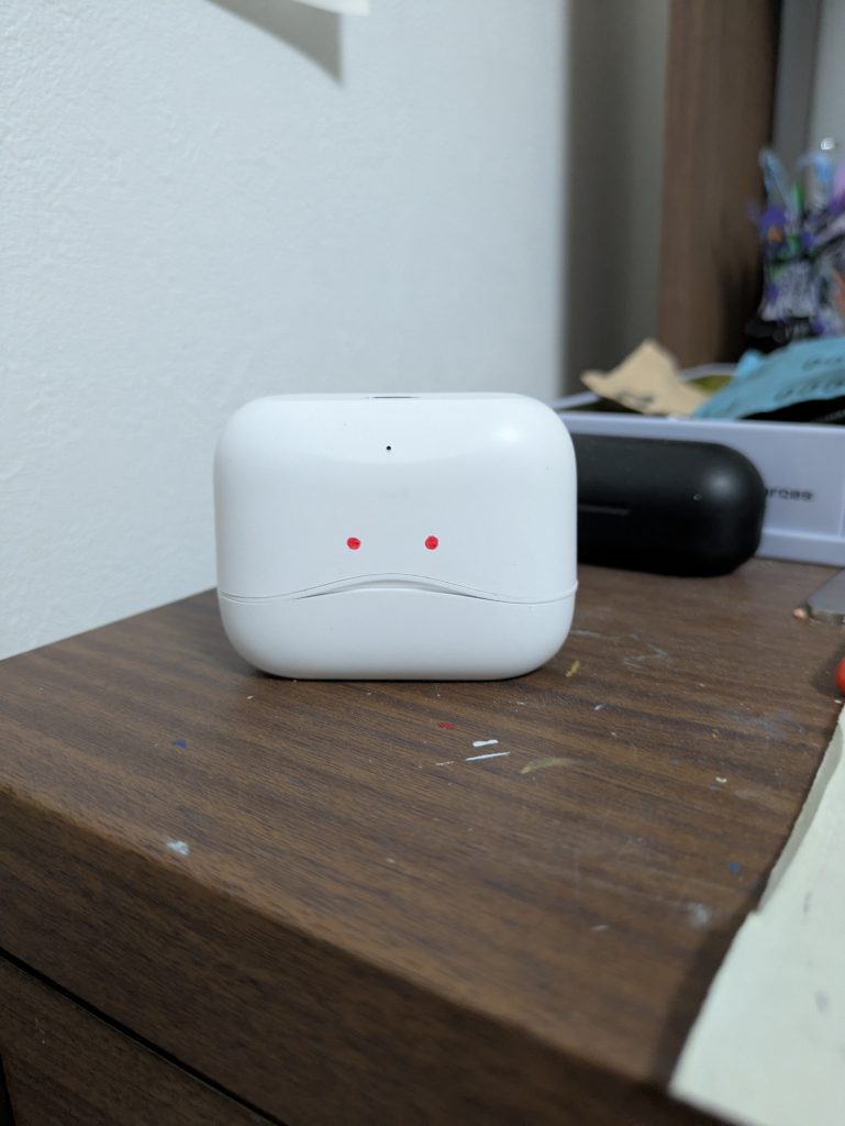 作品名：イヤホンケースに赤い点書いたらハロになった