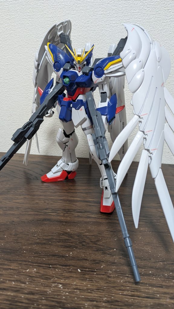 バスターライフルを両手に長いだけで迫力あるのに2つもあるのはこれはもう(゜∀。)ワヒャヒャヒャヒャヒャヒャです()