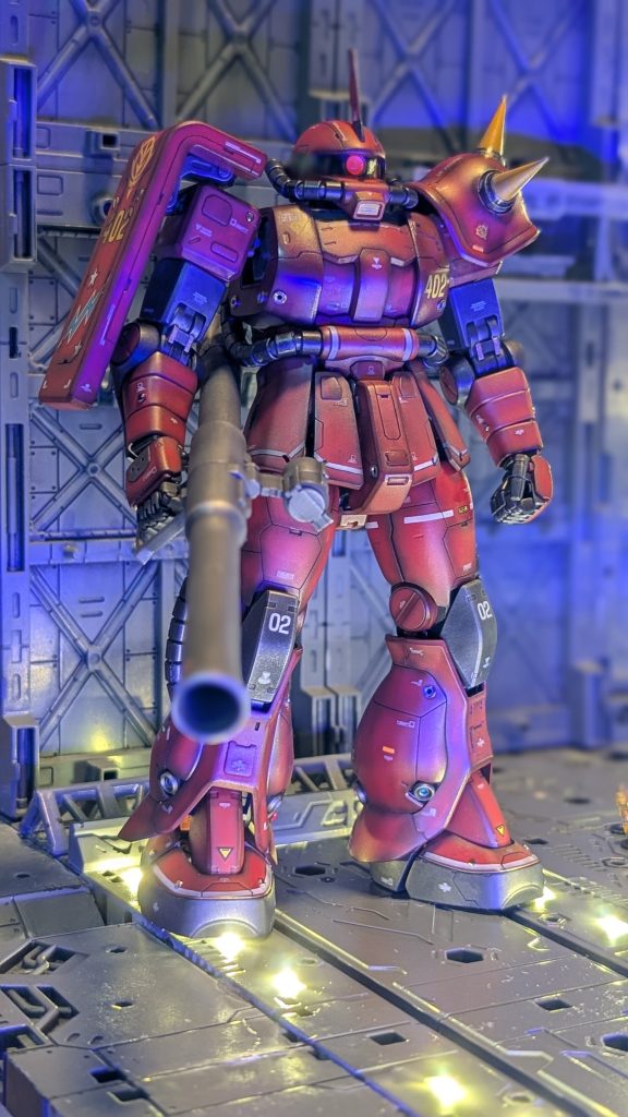 MG MS-06S ZAKUII  J.RIDDEN'S CUSTOM–2枚目/制作者：　むにゃふじ子