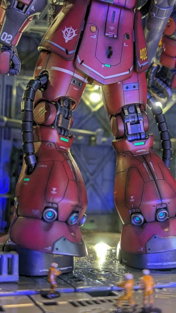 スジボリも時間かけました。