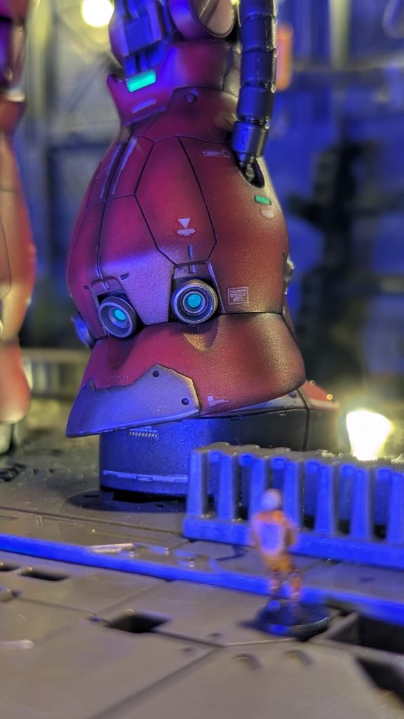 蛍光塗料も使いました。