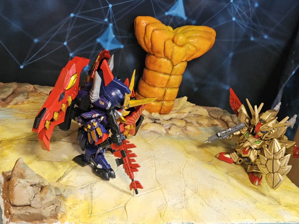 ここまで作るとギャザーノーム本体が欲しくなり制作開始しました。完成は後のファイナルフォーミュラ制作時に一緒に登場予定。