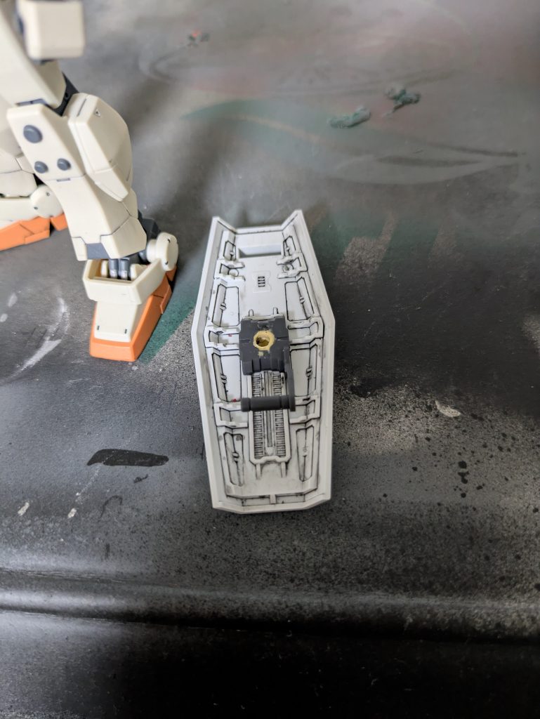 こんな形でエポハメを使い穴を調整しましたので