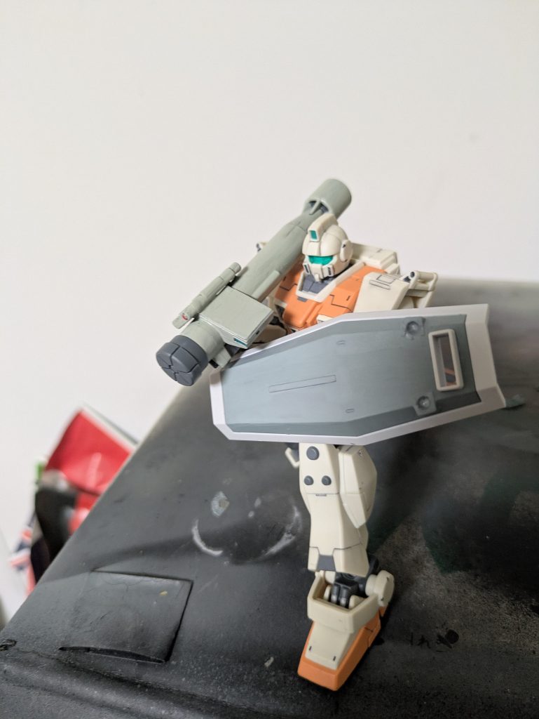 見ての通りランチャー系を持たせてもさほど影響はない感じです(少し盾が取れるけど……)