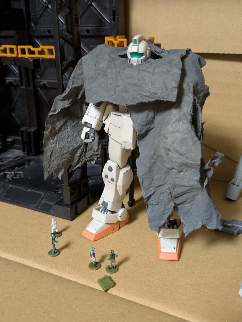 作品名：偽装用のマントもどき完成<p>一応好きな方の掛け方ができます</p>
