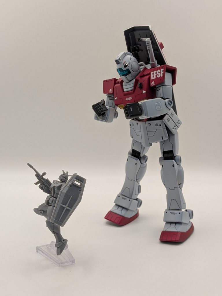 ガンダムに憧れるジム君