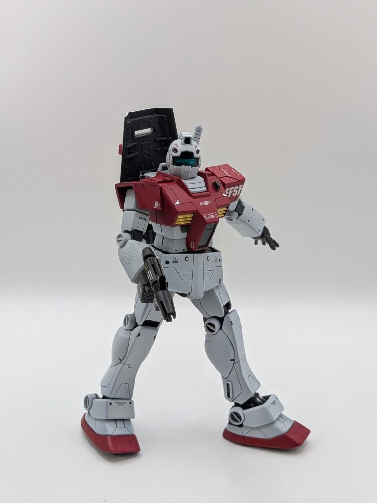 スジボリと、イリジウム磁石でシールドが脱着できるようにしました