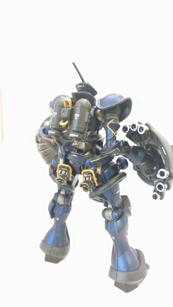 バーニアは焼け塗装しました。かなり小さいんですが、やはりヤケ塗装は楽しいですね!