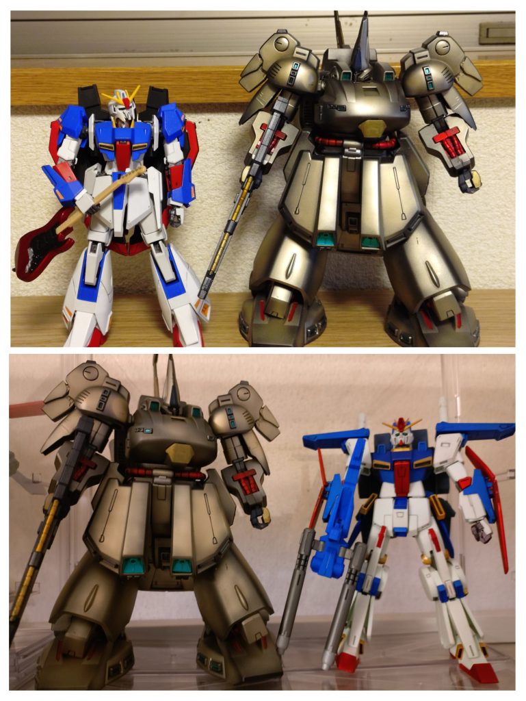 出来上がってみると、やっぱ存在感ありますね。こんな重たく大きな機体をスイスイ操るシロッコは、やっぱ天才だったんですね。