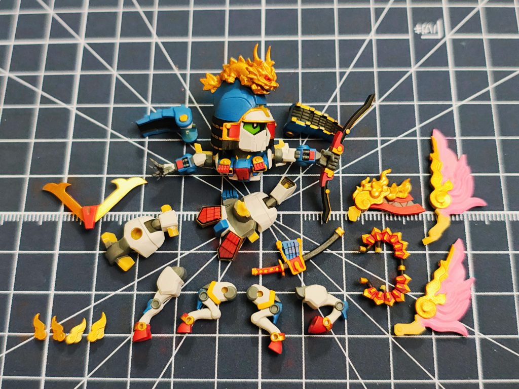 塗り途中の一枚。並べて色のバランスとかを確認しながら塗っています。ディティール多すぎず少なすぎずちょうどいいアレンジで楽しく塗れました。