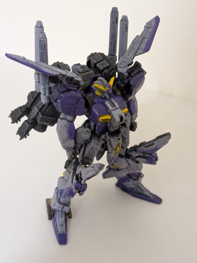 今回も好きなパープルを使ってオリジナルカラー筆塗りを極めれば色々な表現ができそうな予感がしてます