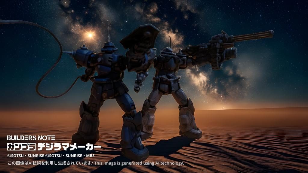 グフカス君とツーショット♡