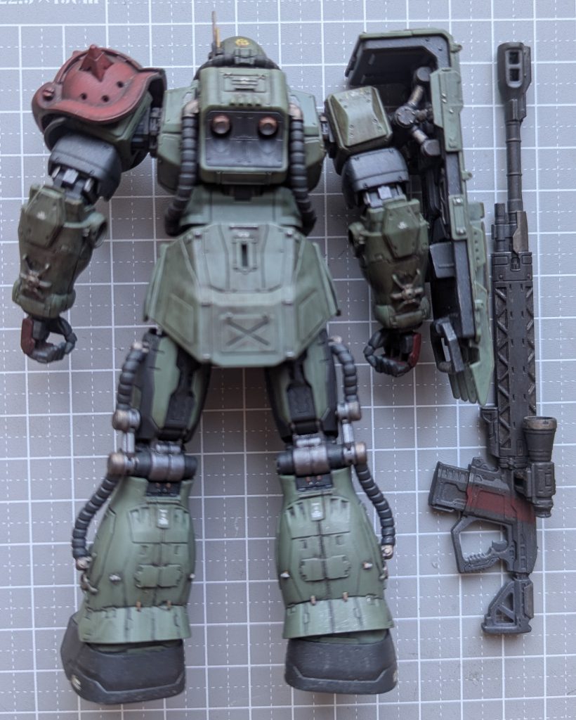 塗り分け・デカール・汚しからのつや消しトップコート