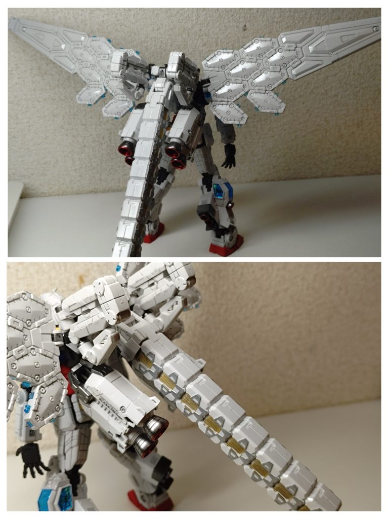 背面パーツにも、もう少し色を入れても良かったのかなぁ?