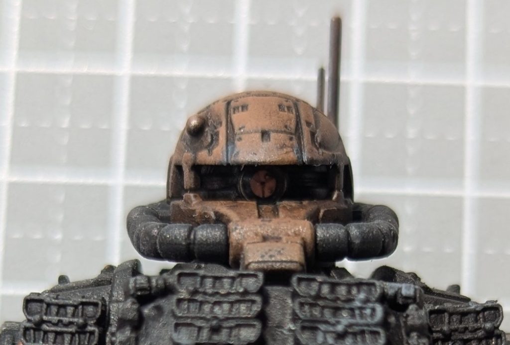 ■ヘッドパーツ・モノアイメタルパーツ化※電飾取り付け可能・アンテナ真鍮線・センサー市販パーツ