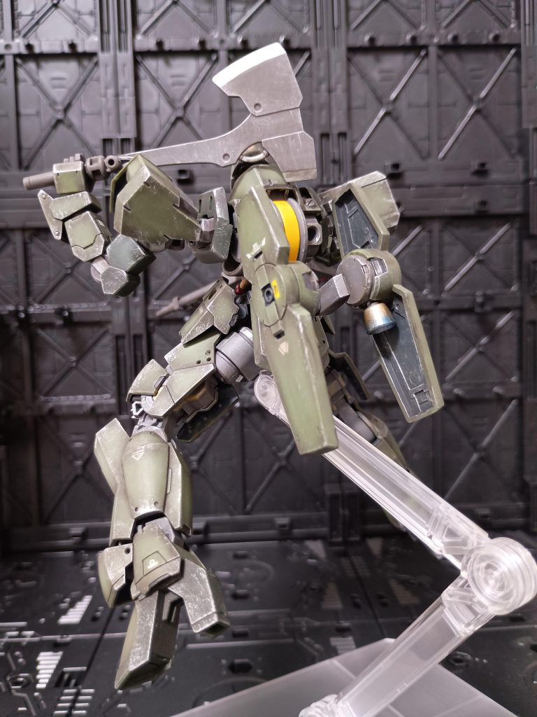 スラスターの焼けを表現してみました