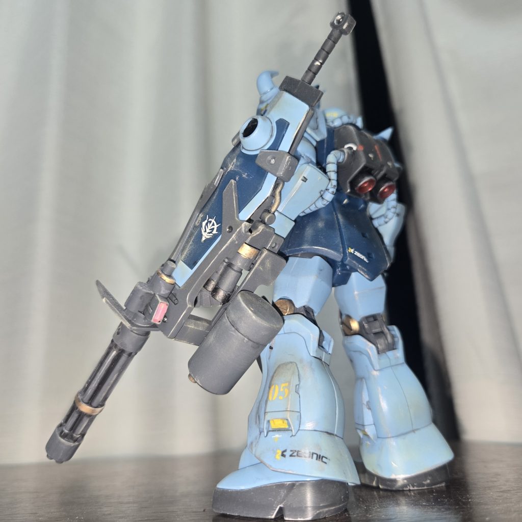 塗り分けとか雑です(笑)せっかく合わせ目処理ちゃんとしてるのにオシイ😅