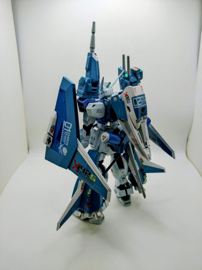 ミッションパックは、出来るだけガンレイドのカラーと違和感ないカラーリングにしたつもりですが。