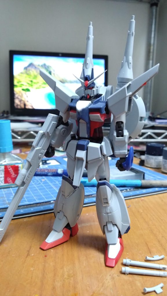 塗装前状態プラ板での幅増し、形状調整など結構大変でした