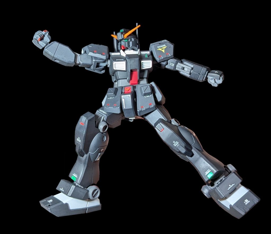 原作初登場シーン再現ハイザックの頭をパンチで吹っ飛ばしたやつ