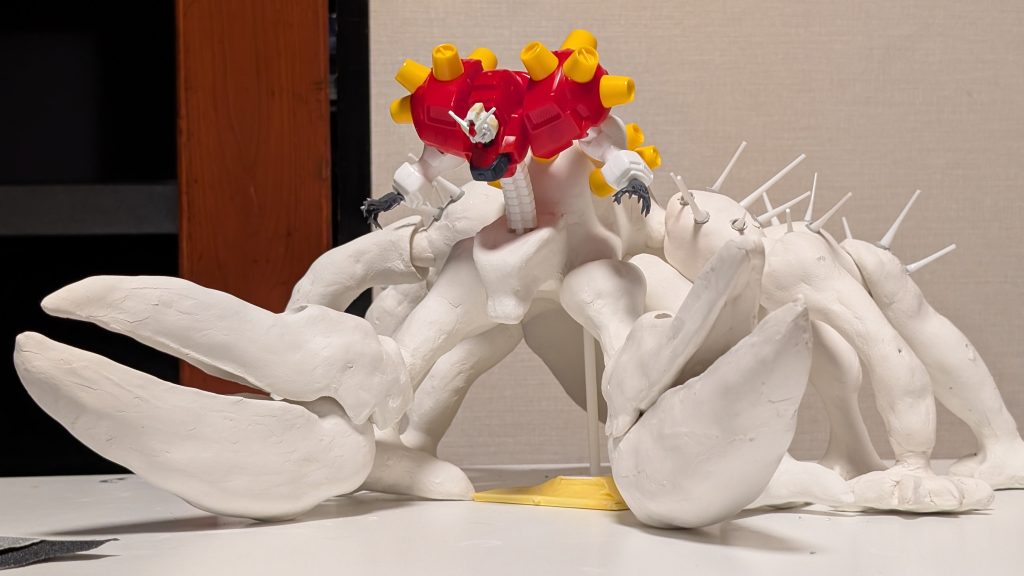 全体的に形を整えて