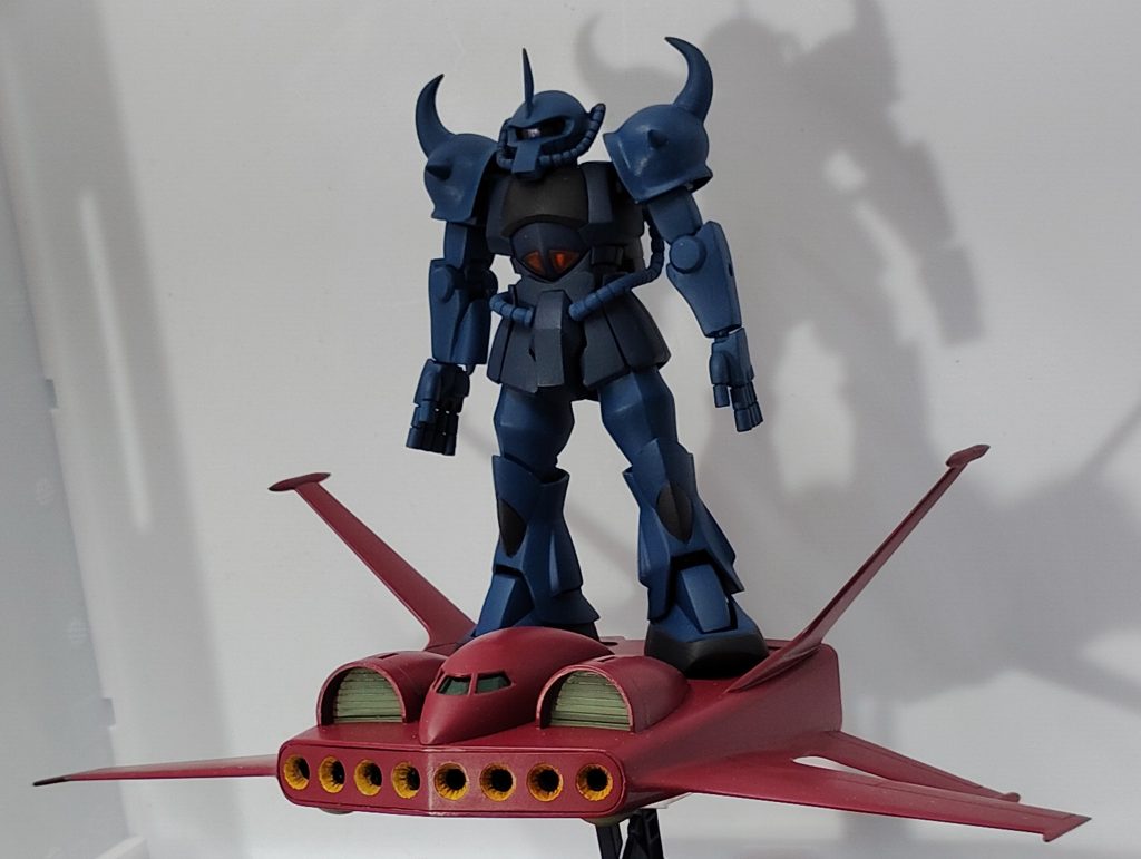 ドダイとのツーショット ちょっと前に作成したドダイにやっとグフを搭載出来ました。