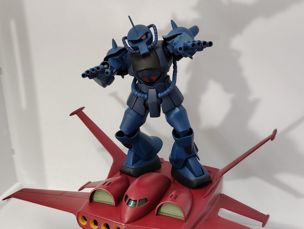 ドダイ上でアクションこの後ガンダムとGファイターに落とされる運命