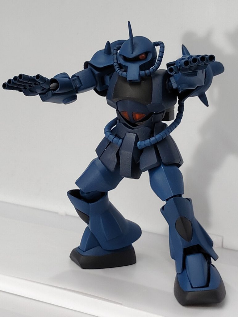 ダブルフィンガーバルカン!あっ、モノアイ可動します