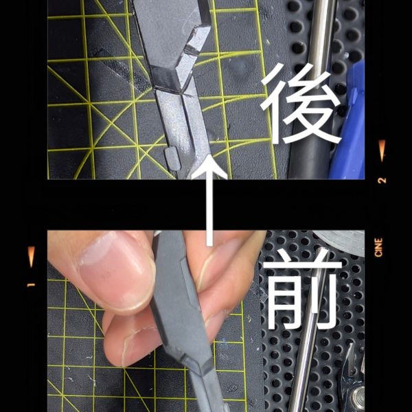 出勤前早朝スジ彫り作業4日目に入りました!だいたいパーツ半分くらいはスジ彫り進んだかなという感じです✨️こだわればいくらでも掘りまくりたくなりますが、ここは今後も考えてグッと抑えめに、速さを意識して進めていきたいと思います✨️例のごとく作業の様子はYouTubeショートに上げてます✨️良ければ！（4枚目）