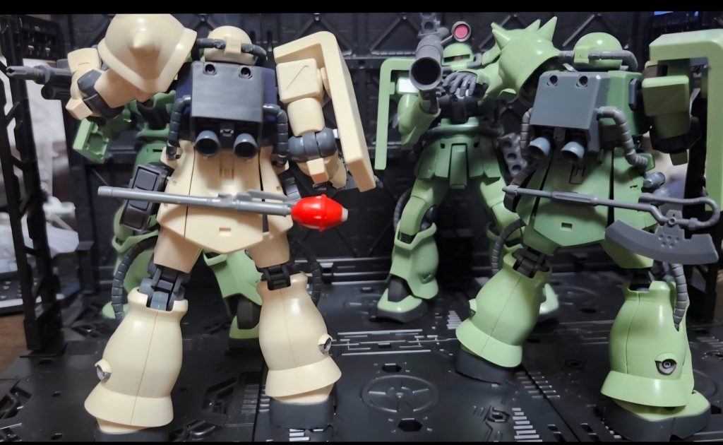 マウントされてる武器はみんな違う様にしてあります