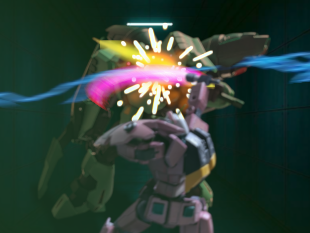 ルナ:なにッ!速い!にしても...この出力...。尋常じゃない!しかも...通信機がイカれてる...?