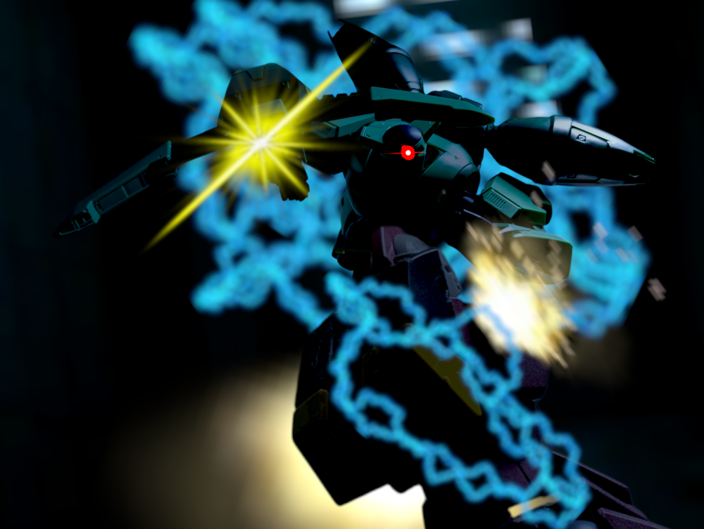 ルナ:ジェネレータが直撃してない...。???:その技は見事だった...。しかし、人間と同じように動けないのが機械の結果だ...。ここで...？おしまいだ。