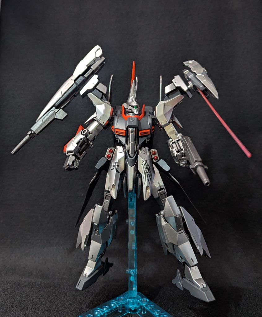 漢字デカールと言えば百式なので百式と対になるシルバーカラーにしました