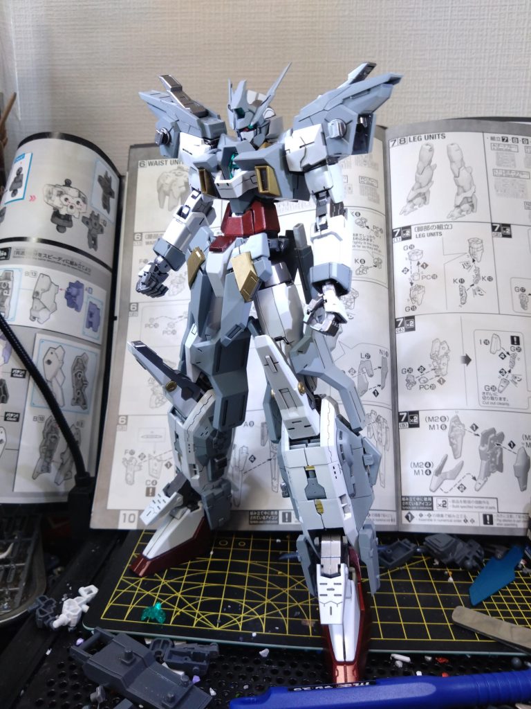 塗装＋延長した足の機能確認