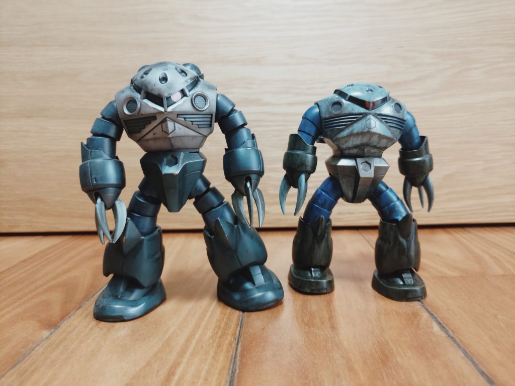 新旧並べてみた。 