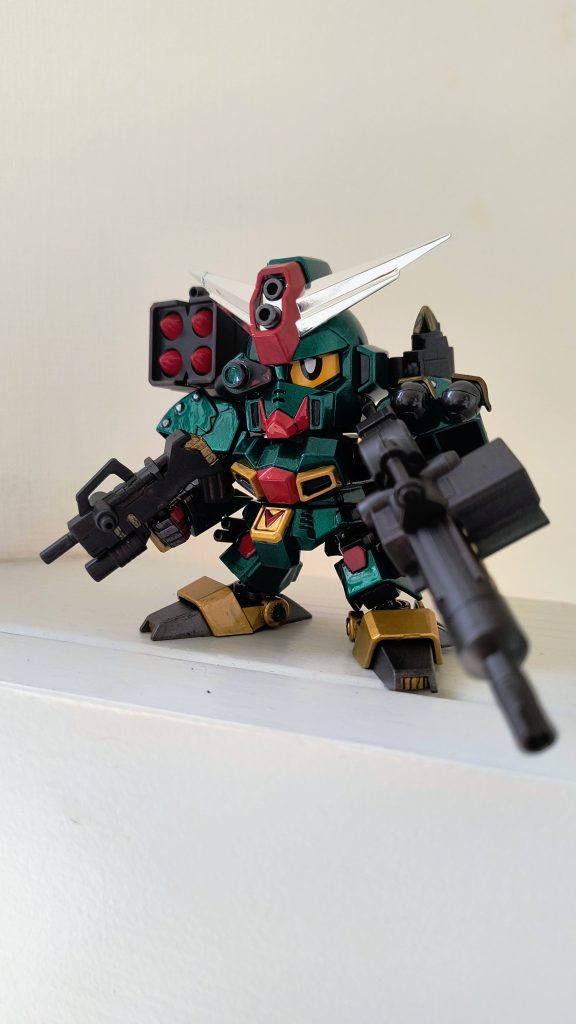 銀メッキのシルバー以外全塗装しました。初めて！筆で！