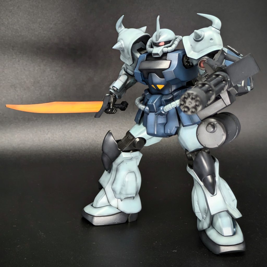 以上、HGUCグフカスタムでした!ディテール追加が主流の昨今ですが、僕は割とシンプルなのが好きなので、これぐらいでも十分いいなぁ。最後までご覧いただきありがとうございます😊