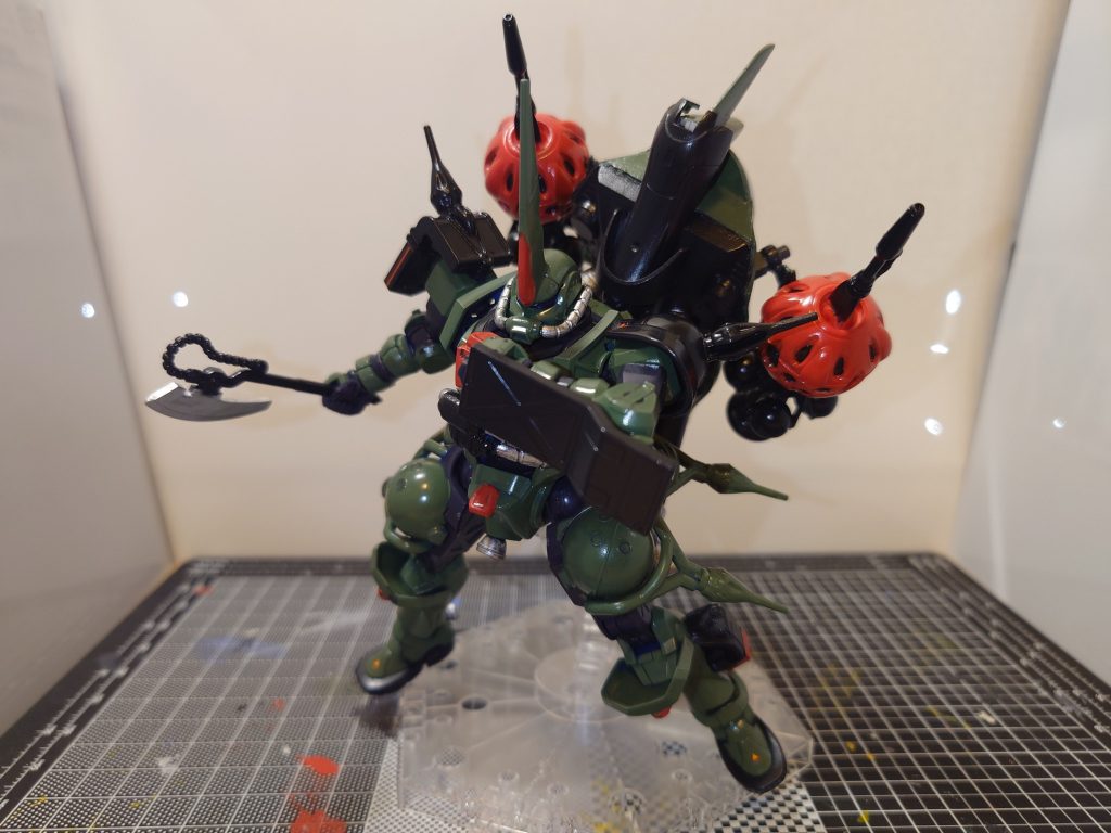 近接武器ヒートホークだけどシルバーに塗ってみました